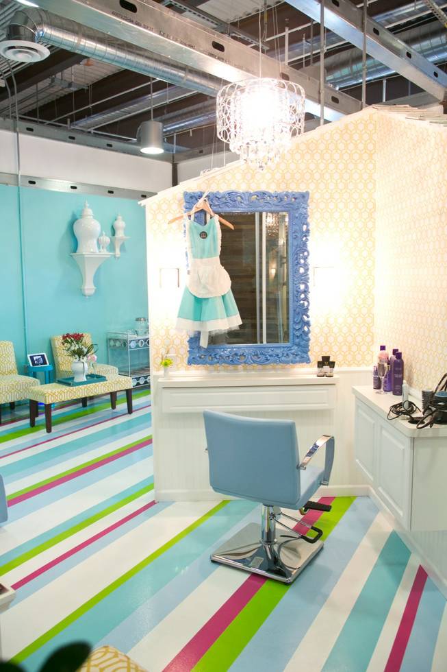Blowout Dollhouse, a blow-dry bar at Market LV in Tivoli Village, on Wednesday, Sept. 11, 2013.